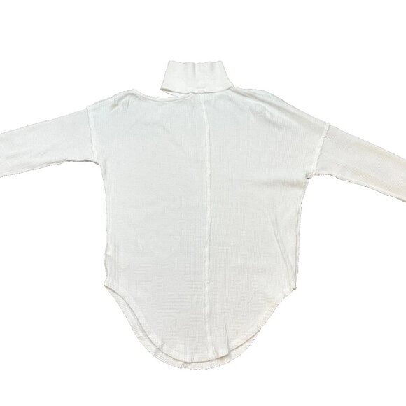 Free People We The Free Just for You Cutout Thermal Turtleneck - FrenchNilla - M - Picture 9 of 12